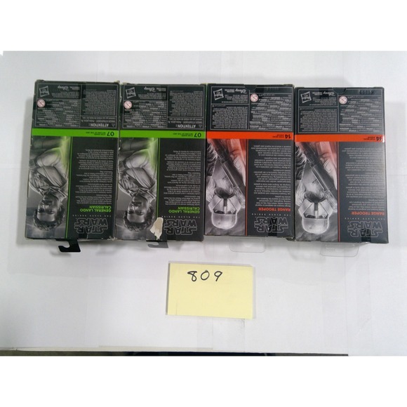 Hasbro Star Wars Black Series Lot 4 Lando Calrissian Range Trooper New Box Wear - Picture 7 of 7